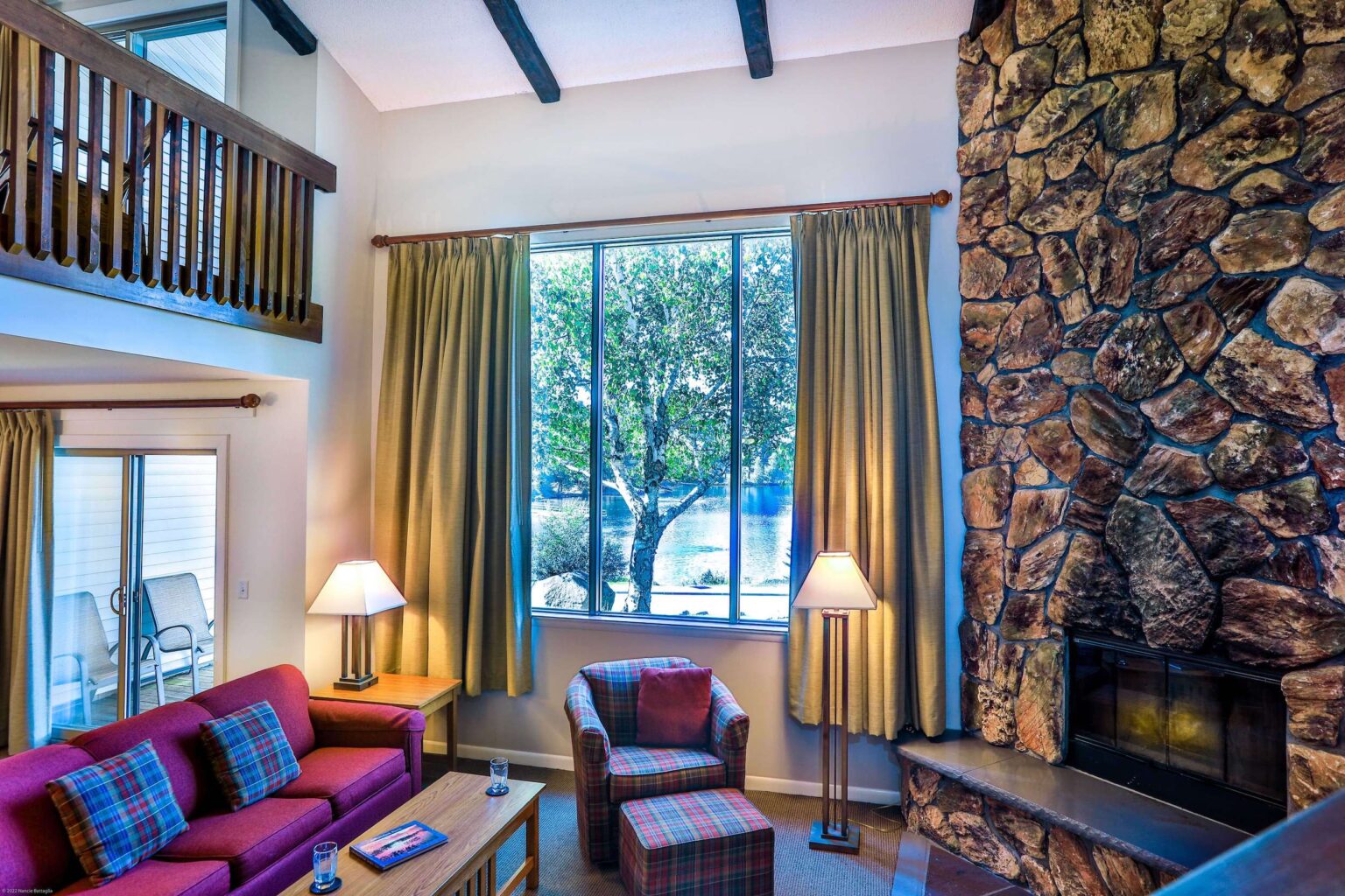 Unit Floorplan & Property Map for Lake Placid Club Lodges Lake Placid NY